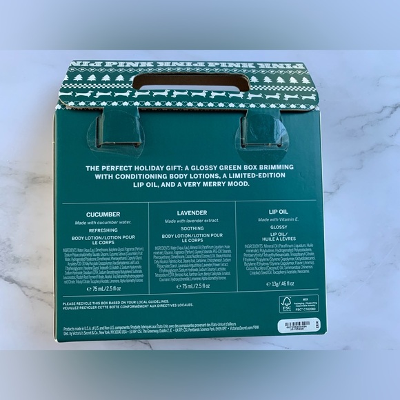 PINK Victoria’s Secret Joyful Calm Holiday Beauty Hits 3-Piece Gift Set- NWT - Picture 6 of 9